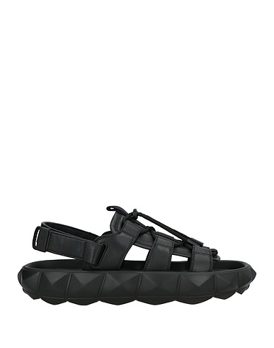 VALENTINO GARAVANI Sandals Black Leather