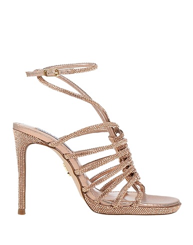 STEVE MADDEN サンダル ブロンズ 紡績繊維 / ガラス