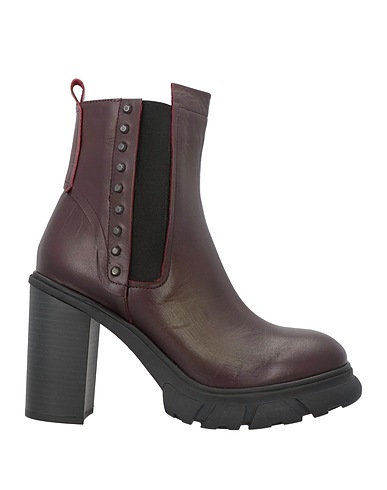 CAFèNOIR Stivaletti Bordeaux Pelle