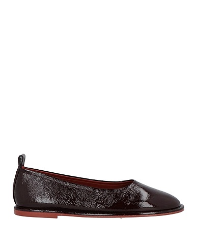 CHARLES PHILIP Milano Ballet flats Plum Leather
