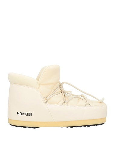 MOON BOOT Ankle boot Cream 51% Polyamide, 49% Polyurethane