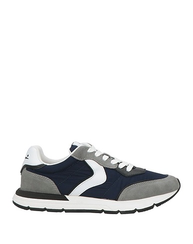VOILE BLANCHE Sneakers Blu notte Pelle, Fibre tessili