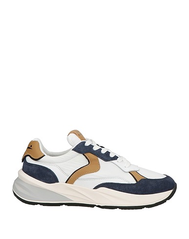 VOILE BLANCHE Sneakers Midnight blue Leather, Textile fibers