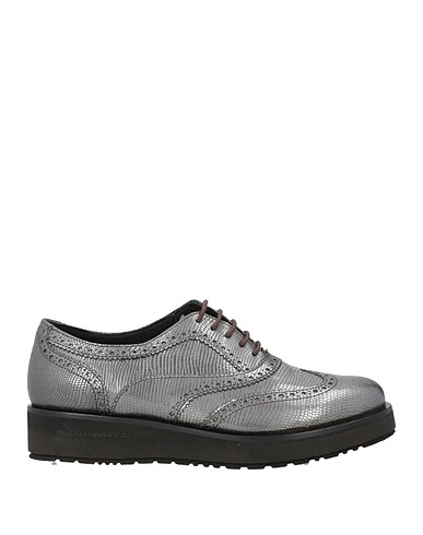 FRATELLI ROSSETTI Laced shoes Lead Leather