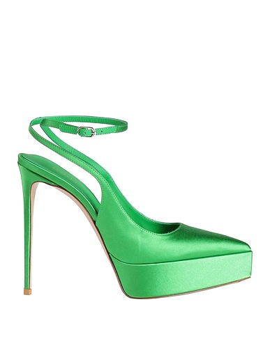 LE SILLA Décolleté Verde Fibre tessili
