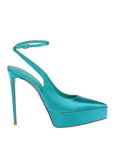 LE SILLA Pump Turquoise Textile fibers