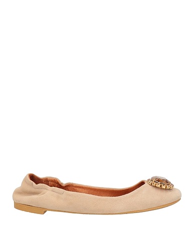 RAS Ballerinas Beige Leder, Swarovski® Kristall