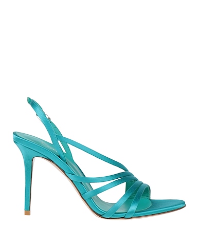 LE SILLA Sandals Turquoise Textile fibers