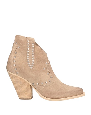 DIVINE FOLLIE Stiefelette Grau Leder