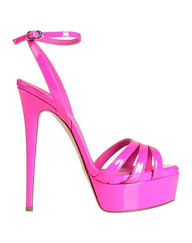 LE SILLA Sandals Fuchsia Leather