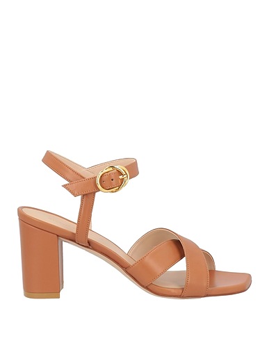 STUART WEITZMAN Sandals Tan Leather