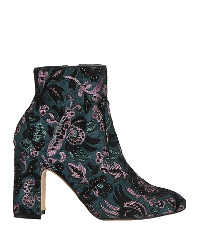 STUART WEITZMAN Ankle boot Deep teal Textile fibers