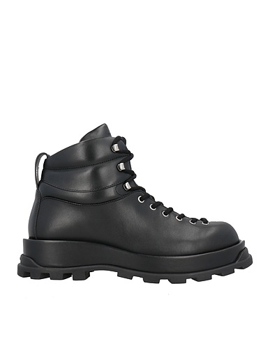 JIL SANDER SCHUHE Schwarz Leder
