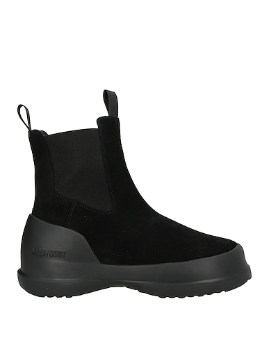 MOON BOOT Μποτάκι Μαύρο 80% Δέρμα βοοειδών, 20% Πολυεστέρας