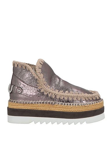 MOU Ankle boot Gunmetal Leather