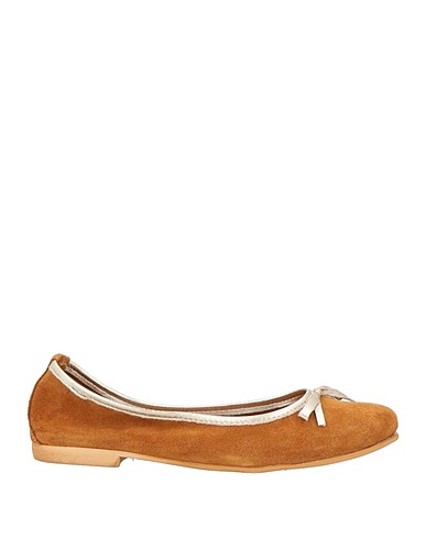 DIVINE FOLLIE Ballet flats Camel Leather
