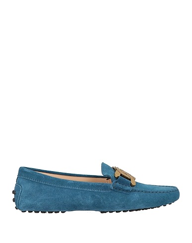 TOD'S Loafers Blue Leather