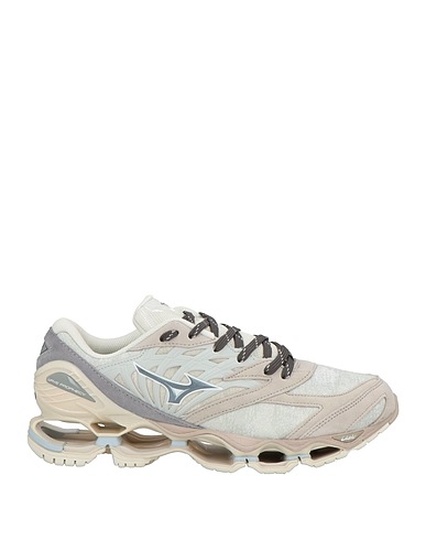 MIZUNO Sneakers Grey Leather, Textile fibers