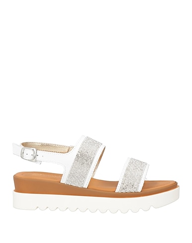 DIVINE FOLLIE Sandals White Leather