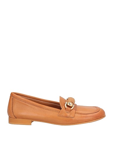 DIVINE FOLLIE Loafers Tan Leather