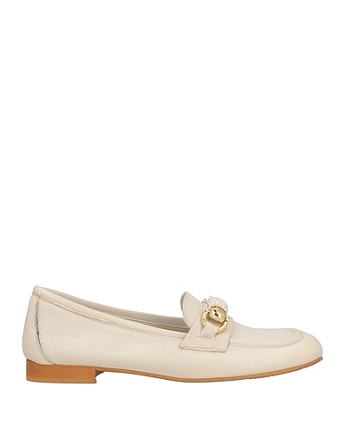 DIVINE FOLLIE Loafers Ivory Leather