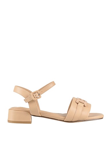 LAURA BIAGIOTTI Sandali Beige Fibre tessili