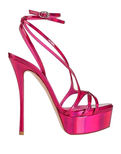 LE SILLA Sandals Fuchsia Leather