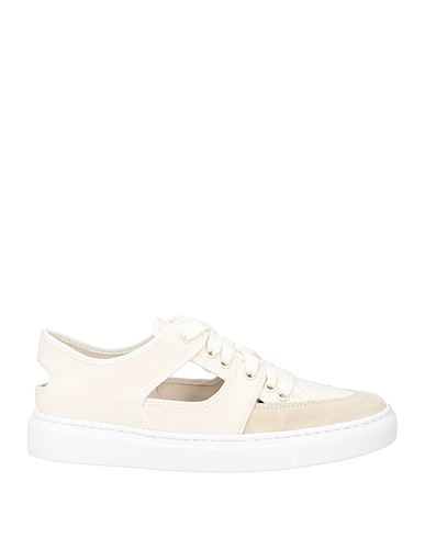 FABIANA FILIPPI Sneakers Beige Leder, Gewebefasern