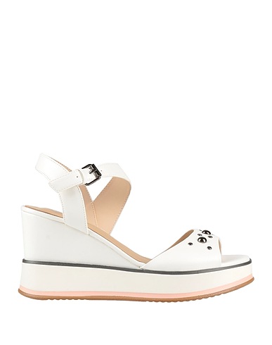LUMBERJACK Sandals White Textile fibres