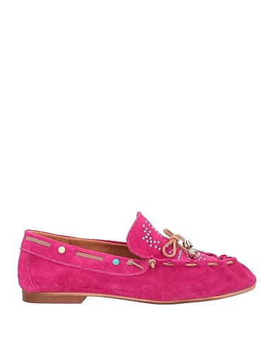 DIVINE FOLLIE Loafers Fuchsia Leather