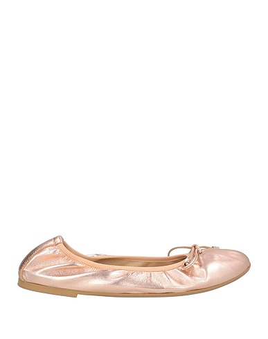 DIVINE FOLLIE Ballet flats Rose gold Leather