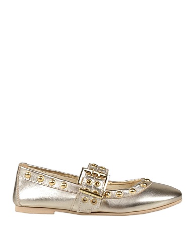 DIVINE FOLLIE Ballerines Platine Cuir