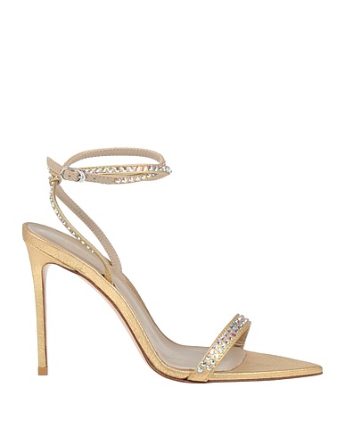 LE SILLA Sandals Gold Leather