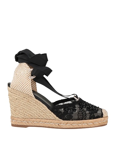 LE SILLA Espadrilles Black Textile fibres