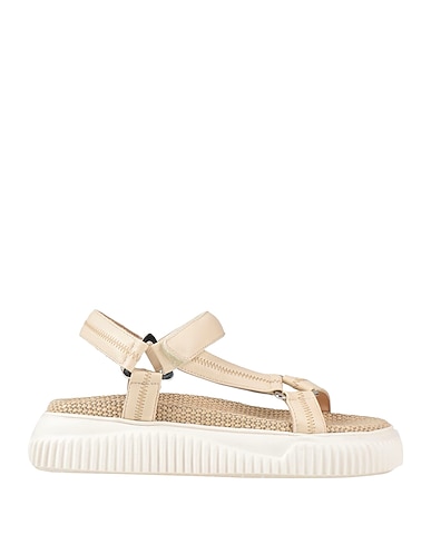VOILE BLANCHE Sandals Taupe Leather