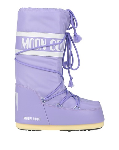 MOON BOOT Boots Mauve Textile fibres