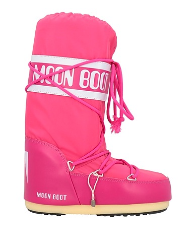 MOON BOOT Boots Fuchsia Textile fibres