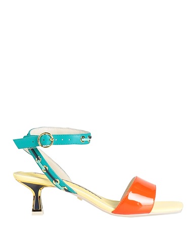 KAT MACONIE Sandals Orange 90% Cow leather, 10% Polyurethane