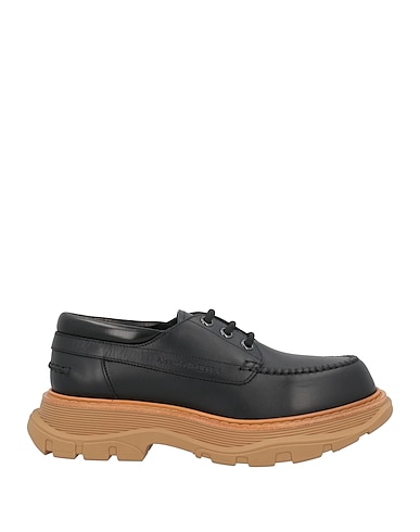MCQUEEN Laced shoes Black Leather
