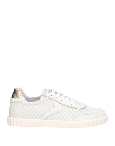 VOILE BLANCHE Sneakers Weiß Leder, Ziegenleder