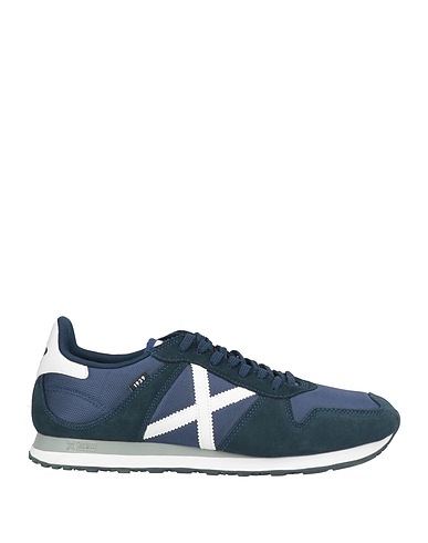 MUNICH Sneakers Midnight blue Leather, Textile fibres