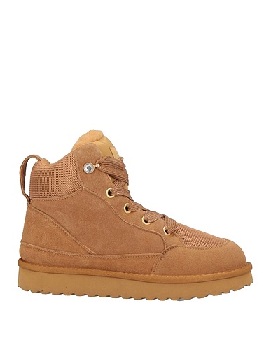LIU •JO Sneakers Tan Leather, Textile fibres