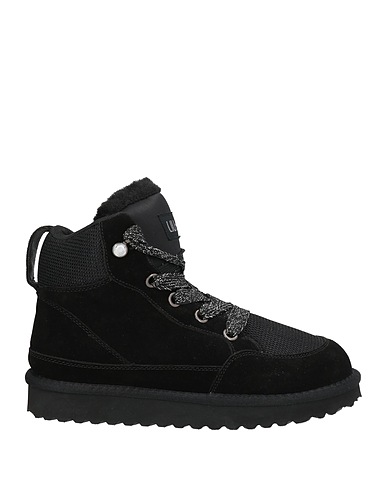 LIU •JO Sneakers Schwarz Leder, Gewebefasern