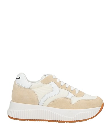 VOILE BLANCHE Sneakers Beige Leather, Nylon