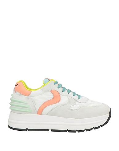 VOILE BLANCHE Sneakers Hellgrau Leder, Nylon