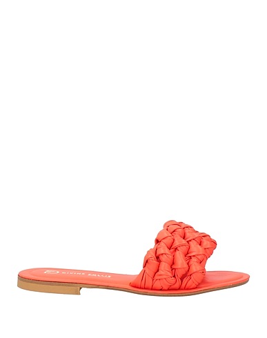 DIVINE FOLLIE Sandali Corallo Fibre tessili