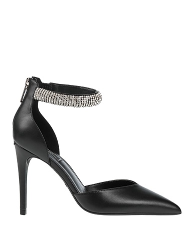 LIU •JO Pump Black Textile fibers
