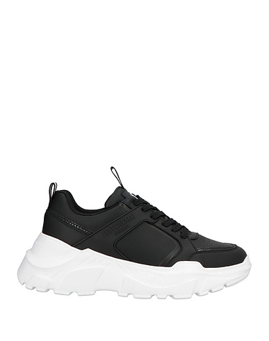 JUST CAVALLI Sneakers Nero Pelle, Fibre tessili
