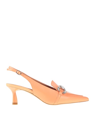 EMANUÉLLE VEE Court Apricot Leather