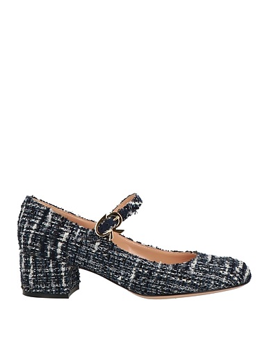 GIANVITO ROSSI Décolleté Blu notte Fibre tessili